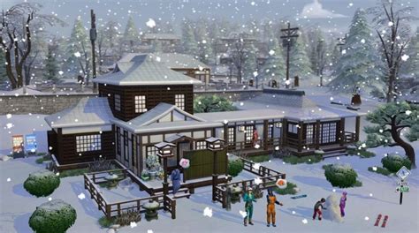 The Sims 4 Snowy Escape Expansion Pack Review Mt Komorebi Winter