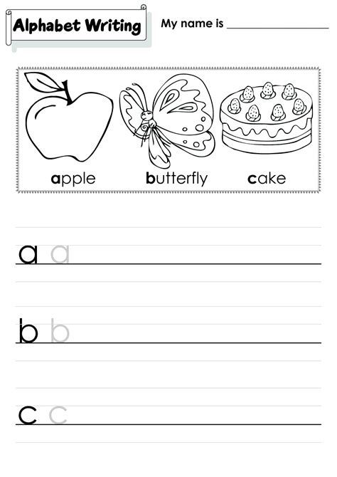Livework sheets how to write alphabet abc / free alphabet worksheets education com. 9 Best Images of Dotted Handwriting Worksheets For Preschoolers - Tracing Shapes Worksheets for ...