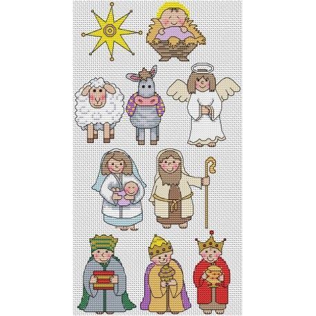 cross stitch nativity free patterns - Pesquisa Google | Christmas cross