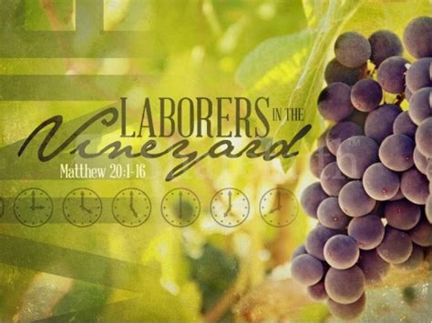 Parable Of The Laborers In The Vineyard Unashamed Of Jesus