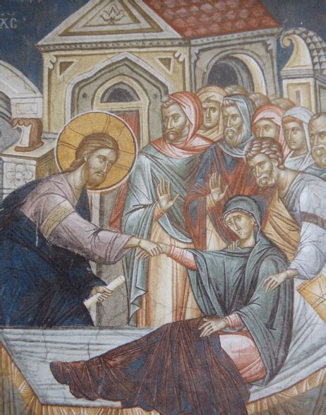 Jesus was taken in to see the patient and in mark's account, he went up to her without a word, took her by. The Strength to Walk Away from Success
