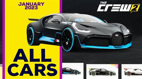 The Crew 2 All Cars In Game Update January 2023 Youtube