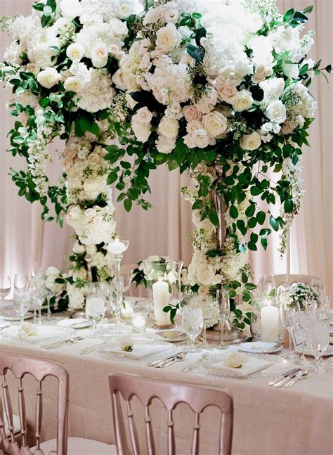 Check spelling or type a new query. Reception Décor Photos - Towering Ivory & Greenery ...