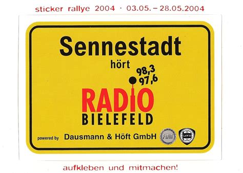 Radio Sticker Of The Day Radio Bielefeld