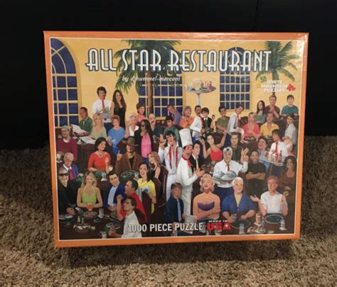 All Star Restaurant 1000 Puzzle Hummel Marconi White Mountain Celebs