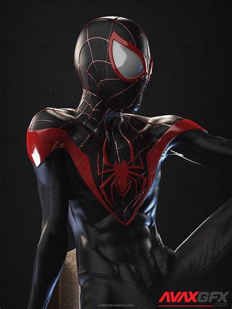 Spider Man Miles Morales 3d Printable Stl
