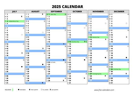 2025 Calendar ≡ Free