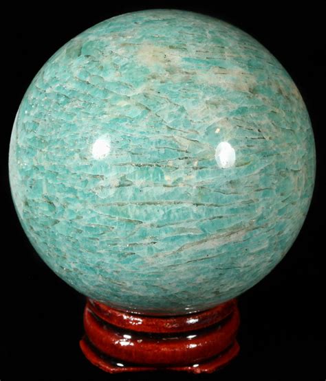 Games & quizzes thesaurus word of the day features; 2.2" Polished Amazonite Crystal Sphere - Madagascar For ...