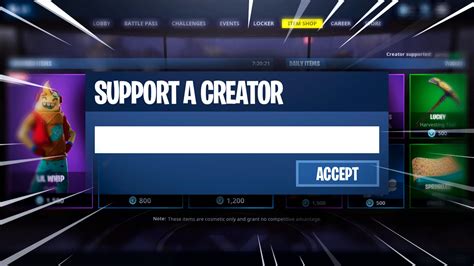 Our sponsors decided to release 5000 redeem codes to unlock the fortnite save the world game mode. Fortnite Support A Creator Template | Fortnite Cheat Map ...
