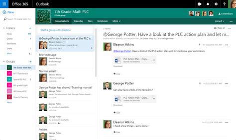 Office 365 a1, office 365 a3, and office 365 a5. Professional learning community groups in Office 365 ...