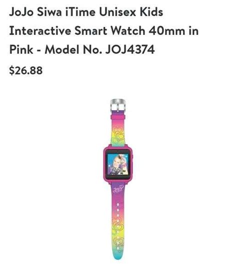 Jojo Siwa Kids Interactive Smart Watch Lexington Online Auction