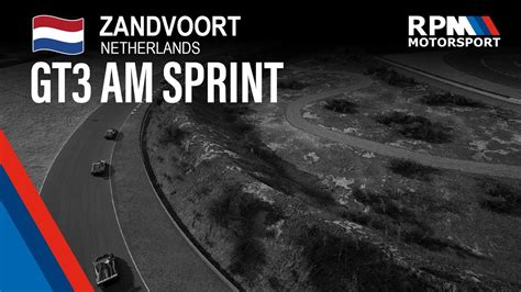 Assetto Corsa Competizione Zandvoort GT3AM Sprint RPM Motorsport YouTube