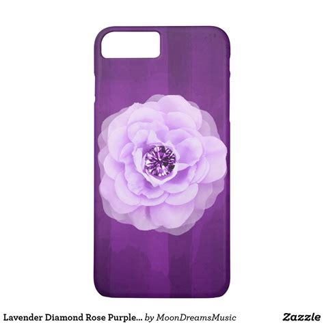 Lavender Diamond Rose Purple Grunge Case Mate Iphone Case Zazzle