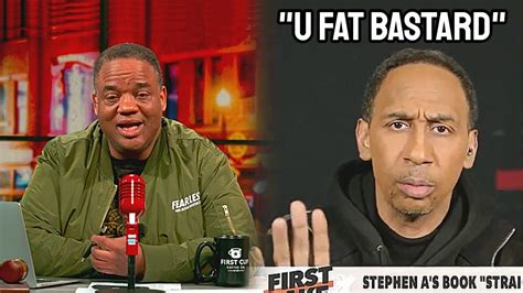 Stephen A Smith Calls Jason Whitlock “fat Bastard” On First Take After Allegations About His