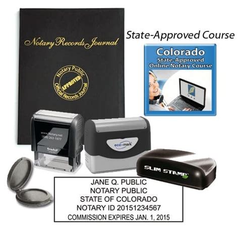 Current nevada notaries can apply to become an online notary public through the secretary of state's office. Colorado Notary Supplies Package | Order Online | Fast ...