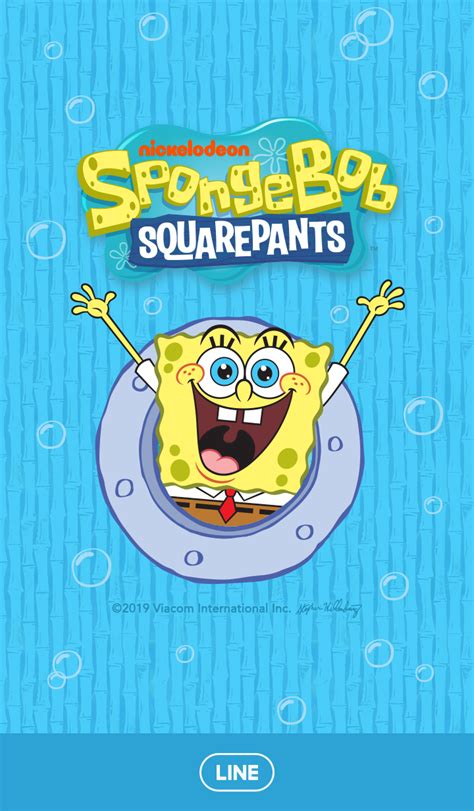 Line Official Themes Spongebob Squarepants Im Home