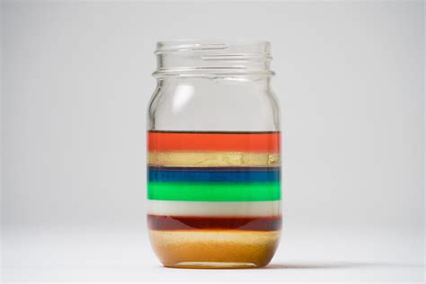 Clark Classroom Creates Density Liquid Jars