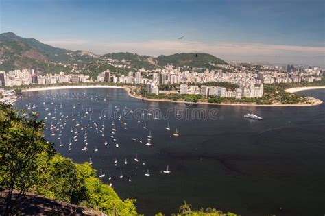 Botafogo Beach And Guanabara Bay Rio De Janeiro Brazil Stock Image