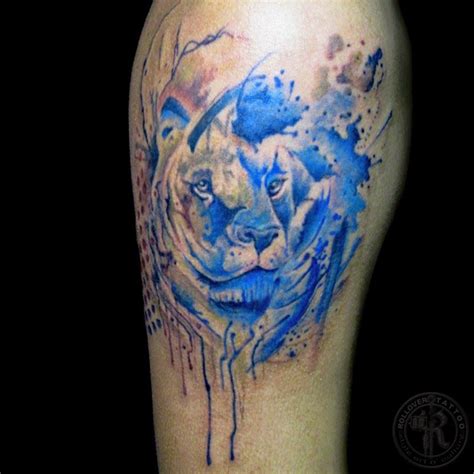 Maybe you would like to learn more about one of these? Lion Watercolor Tattoo (watercolor lion tattoo).