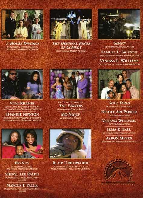 The series episode list that spans the show's entire tv run. Edmonds Entertainment | Soul Food: The Series