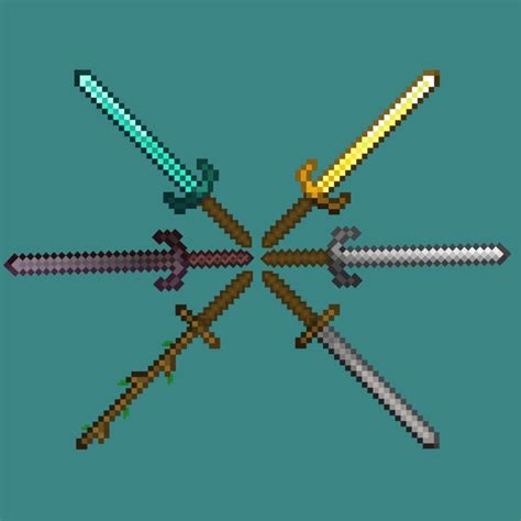 Gold set + golden sword + shield = pro. BETTER-SWORDS Minecraft Texture Pack