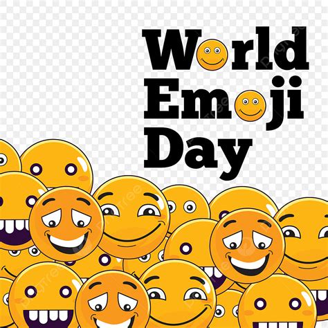 Emoji Day Vector Art Png Simple Emoji Day Illustration Free Vector