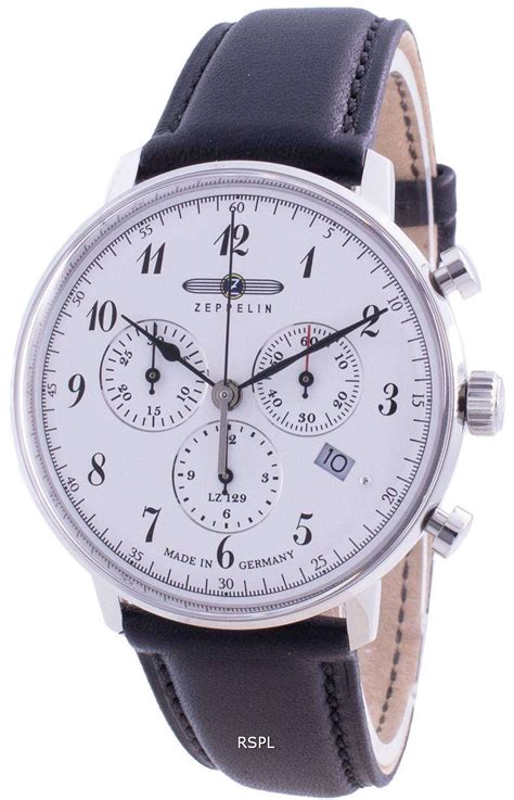 Discovery channel «when weather changed history: Zeppelin Hindenburg LZ129 7086-1 70861 Quartz Chronograph ...