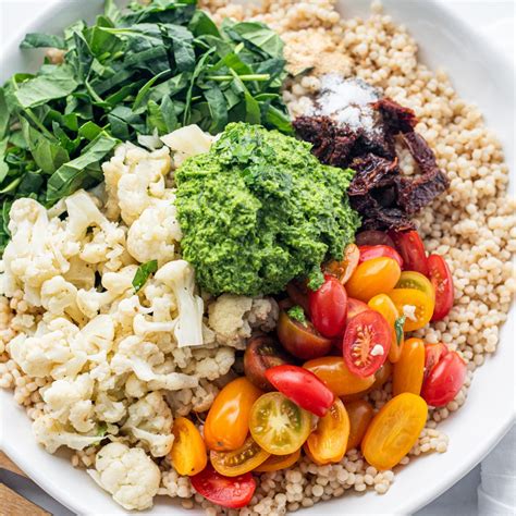 Vegan Mediterranean Couscous Salad Healthygirl Kitchen