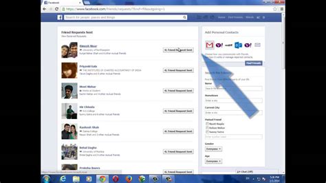 How to check pending friend requests on facebook - YouTube