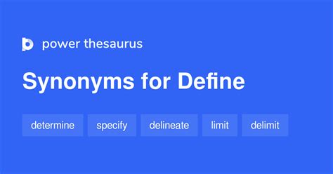 Define Synonyms 1 792 Words And Phrases For Define