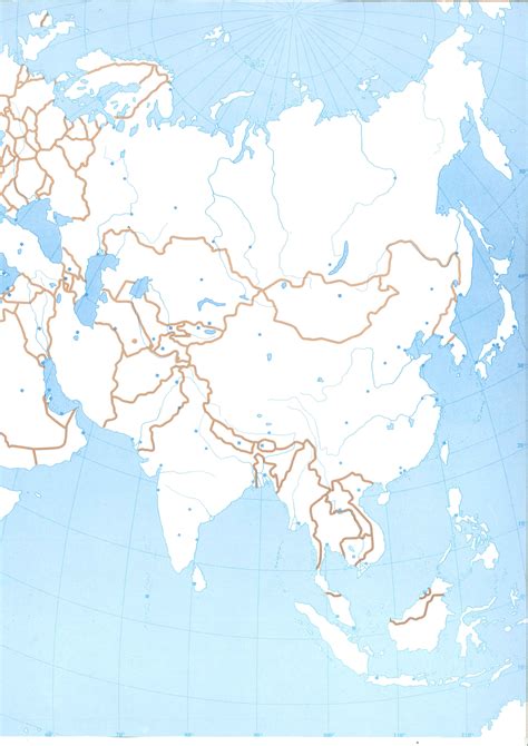 Mapa Mudo Fisico Asia Para Imprimir Imagui