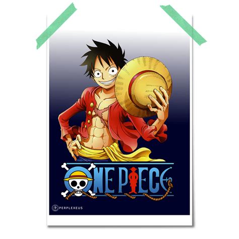 One Piece Luffy Poster Perplexeus