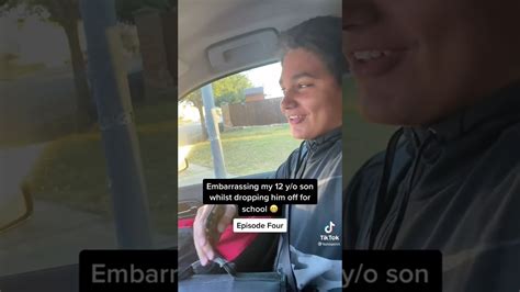 Mom Embarrassing Her 12 Yo Son While Dropping Him Off For School Pt 4 🤣 Youtube