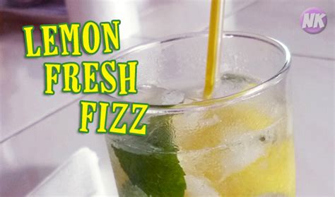 Tuangkan ke dalam mangkuk dan letakkan mentega dalam kekacauan selama air mendidih selama. Cara Buat Lemon Fresh Fizz - NIKKHAZAMI.COM