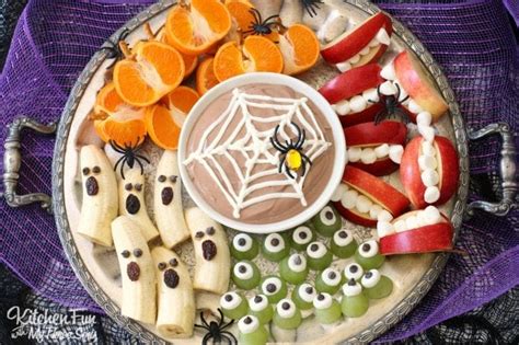 Halloween Fruit Tray Kitchen Fun With My 3 Sons