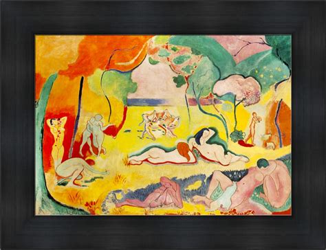 Henri Matisse The Joy Of Life Framed Canvas Giclee Print 27x205 V05