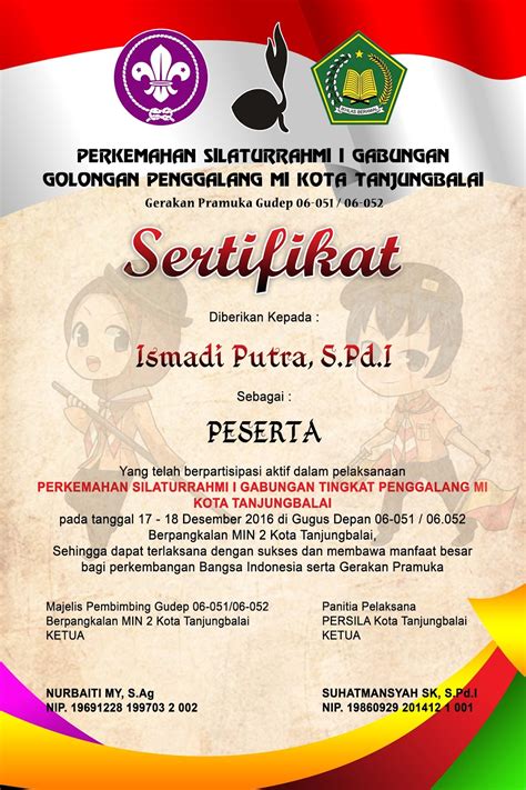 Maybe you would like to learn more about one of these? CD Desain Sertifikat Format PSD V2