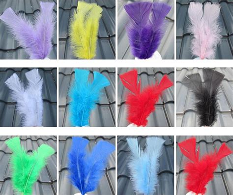 Free Shipping 400pcs 13 16cm Mix Dyed Color Natural Real Turkey
