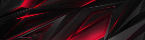 Anime, dual, monitor, multi, screen, widescreen. Red And Black Dual Monitor Wallpaper