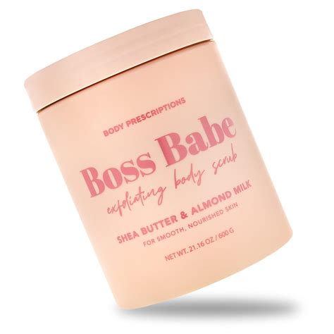 Buy Body Prescriptions Pink “boss Babe” Body Scrub Exfoliating Body Wash For Nourished And