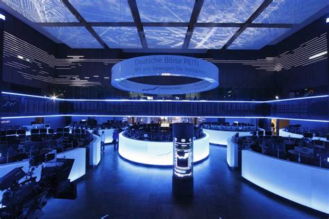 Das können sie gerne tun. Börse Frankfurt, Lighting - Frankfurt Stock Exchange - e ...
