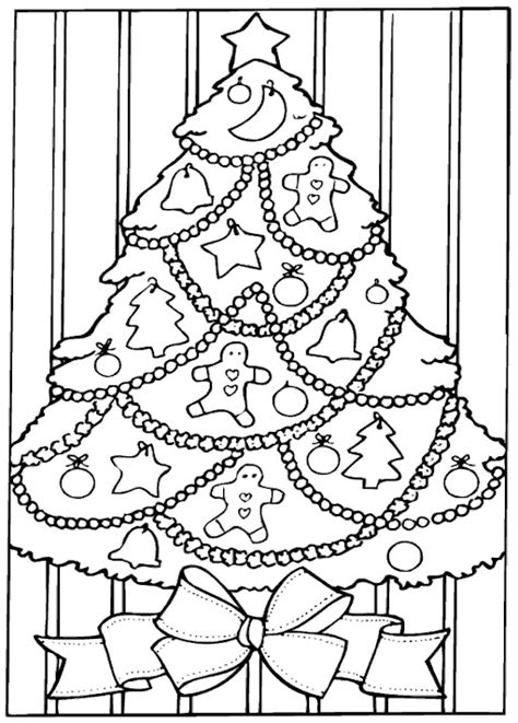 Tuto dessin noel facile diy. Coloriage Sapin de Noël à La Maison dessin gratuit à imprimer