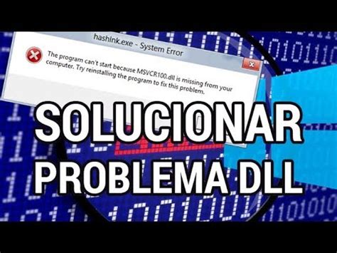Soluciona Cualquier Problema De DLL En Windows Informaticovitoria Com YouTube