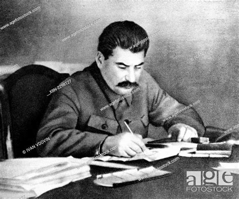 Joseph Stalin 1878 1953 Leader Of The Soviet Union Stock Photo