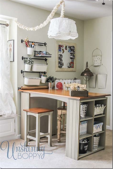 Craft Room Organization Craft Room Tables Diy Craft Room Craft Room