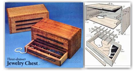 DIY Jewelry Chest - Woodworking Plans and Projects | WoodArchivist.com