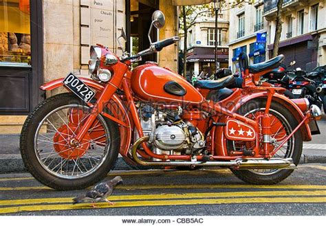 Bmw Sidecar Motorcycle Vintage Stock Image Motorcycle