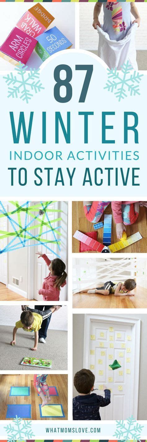 Here's a list of indoor games and activities that will keep the kids (and you) happy and active. 87 Energy-Busting Indoor Games & Activities For Kids ...