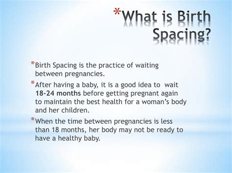 Ppt Birth Spacing Powerpoint Presentation Free Download Id2422355