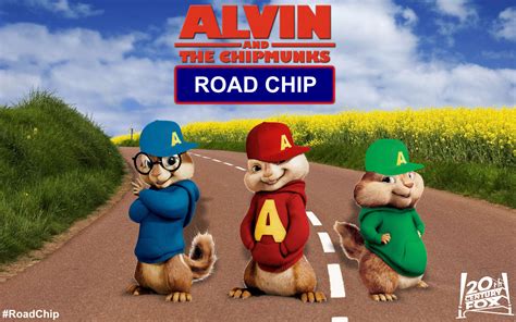Alvin And The Chipmunks 4 Road Chip Postcard Alvin And The Chipmunks